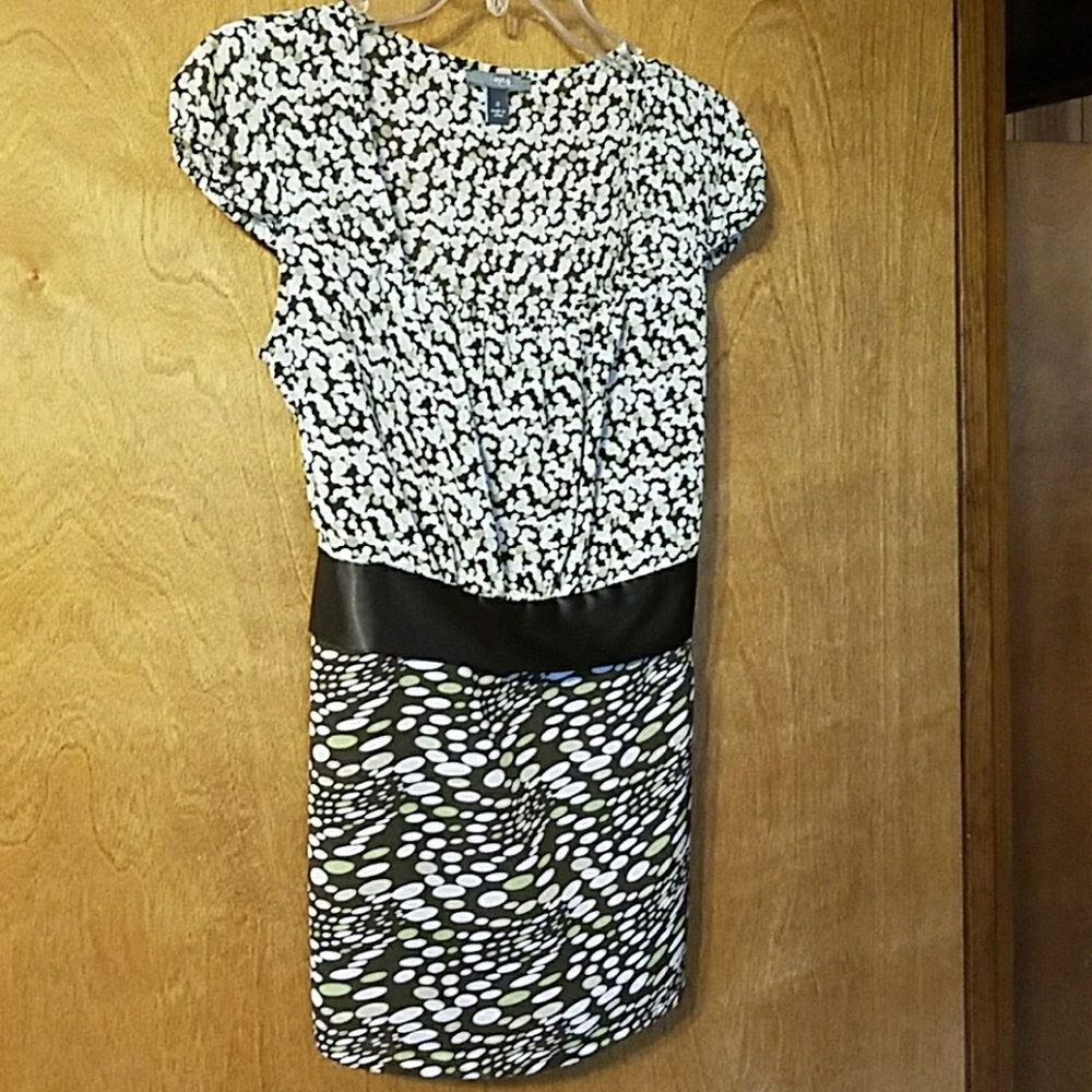 Brown Polka Dot Dress Shirt
